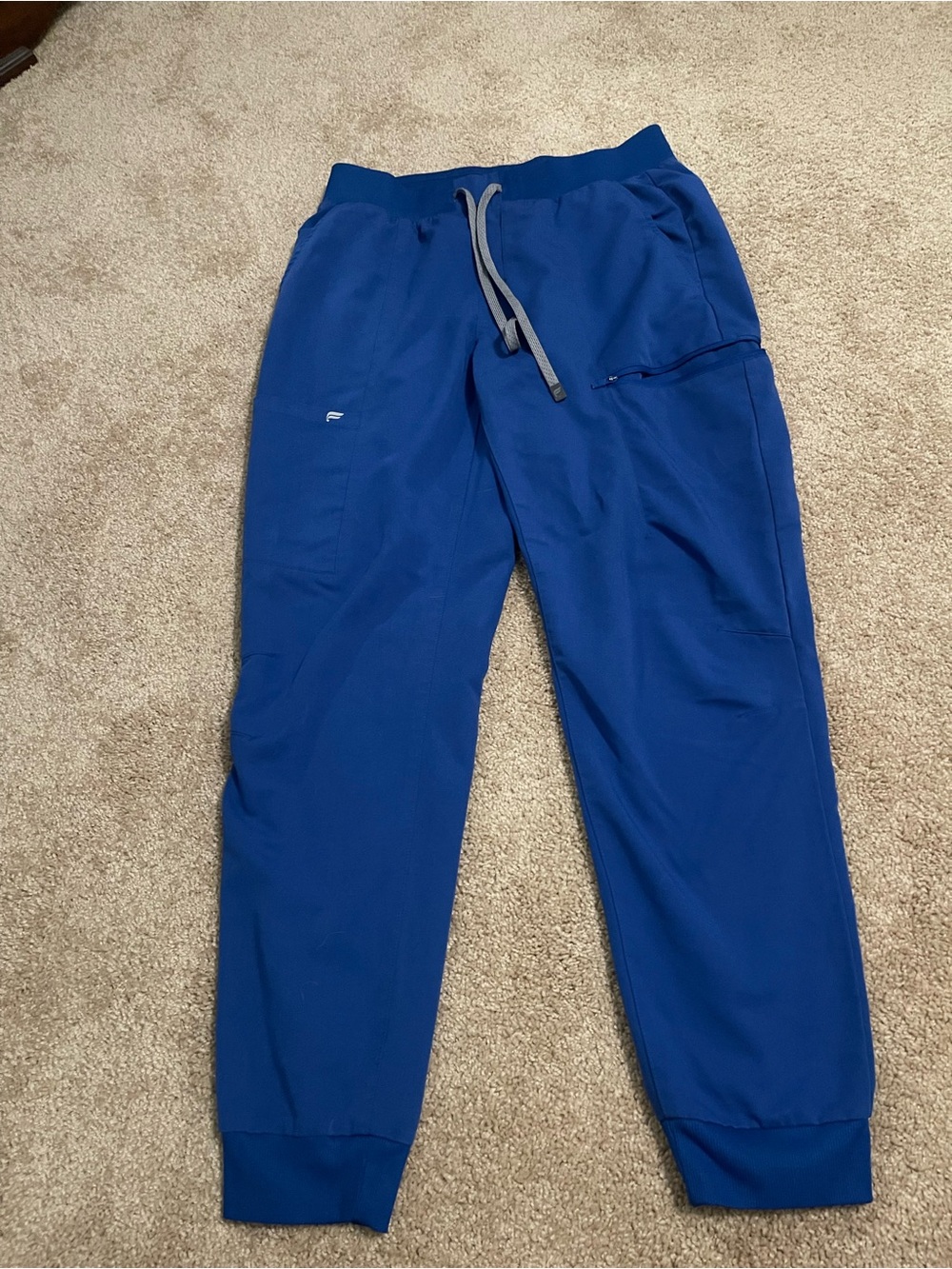 Fabletics Royal Blue Drawstring Track Joggers